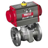 A-T Controls Automated Ball Valve, FD9 Series 300# Flanged
